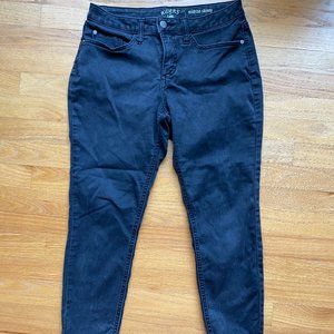 Black Midrise Skinny Jeans